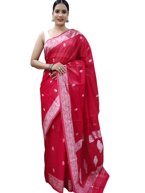 Vasthrlay Banarasi Unstitched Saree