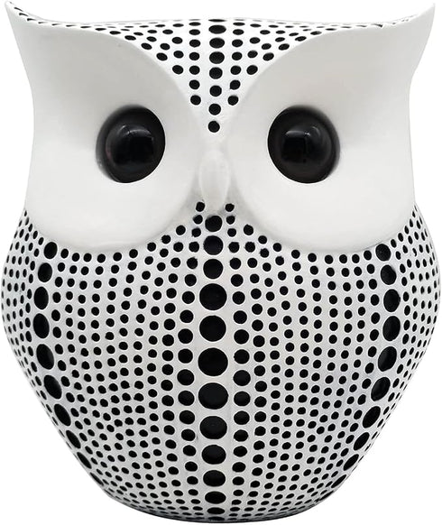 Modern Classy Lucky Resin Owl statue