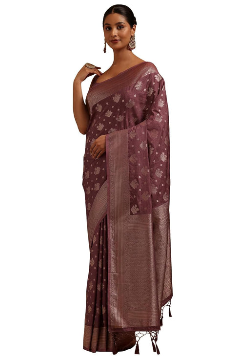 Vasthrlay Black Viscose Floral