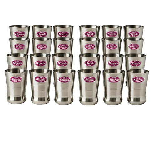 Stainless Steel Drinking Water Glass Set