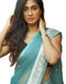 Vasthrlay Womens Jacquard Unstitched Black Saree