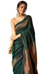 Vasthrlay Kanjivaram Cotton Lavender Ethnic Wear