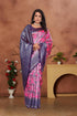 Vasthrlay Kanjivaram Blouse Purple Peachpurple