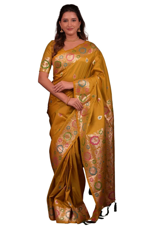 Vasthrlay Kanjivaram Unstitched Blouse Ethnic Wear