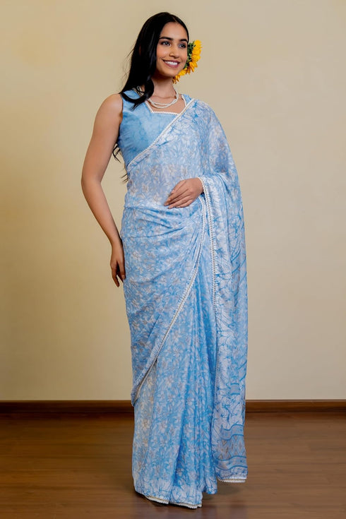 Vasthrlay Fashion Chiffon Printed Ethnic Wear