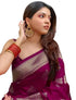 Vasthrlay Banarasi Traditional Unstitched Saree