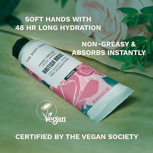 The Body Shop British Rose Petal Soft Hand Cream