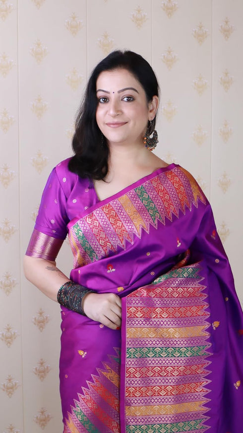 Vasthrlay Kanjivaram Handloom Kashmiri Ethnic Wear