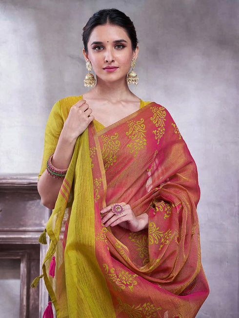 Vasthrlay Printed Unstitched Hs Ethnic Wear