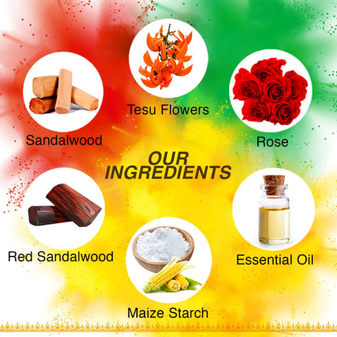 Antarkranti Naturals Red Herbal Handmade Gulal