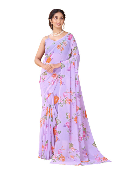 Vasthrlay Georgette Printed Saree
