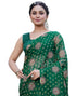 Vasthrlay Bandhani Printed Unstitched Yellow Saree