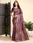 Vasthrlay Banarasi Traditional Unstitched Saree