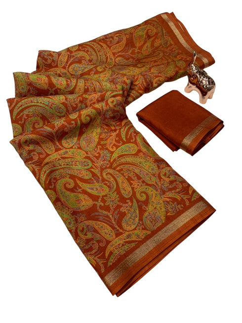 Vasthrlay Tussar Silk Saree