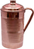 Pure Copper 1 liter Water Jug with 2 Free Copper Glasses