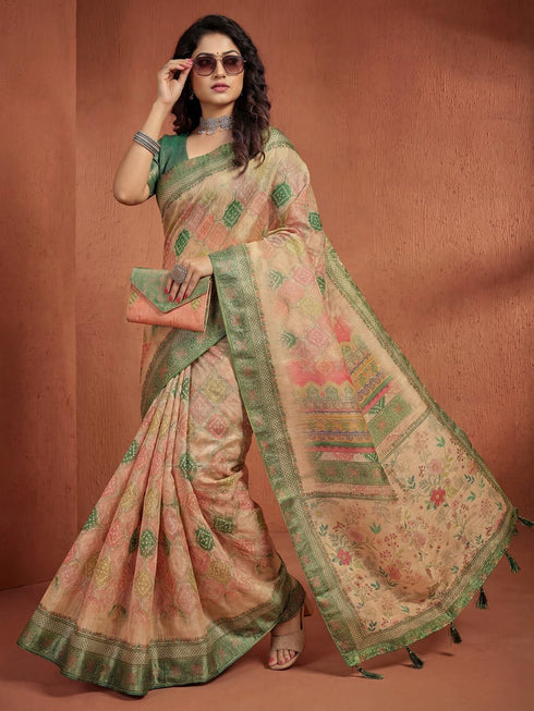 Vasthrlay Madhubani Unstitched Sai Ethnic Wear