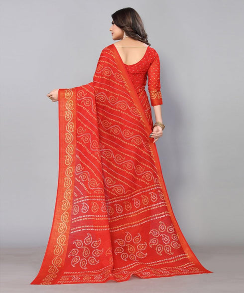 Vasthrlay Printed Yellow Jetpuri Ethnic Wear