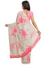 Vasthrlay Floral Unstitched Yellow Ethnic Wear