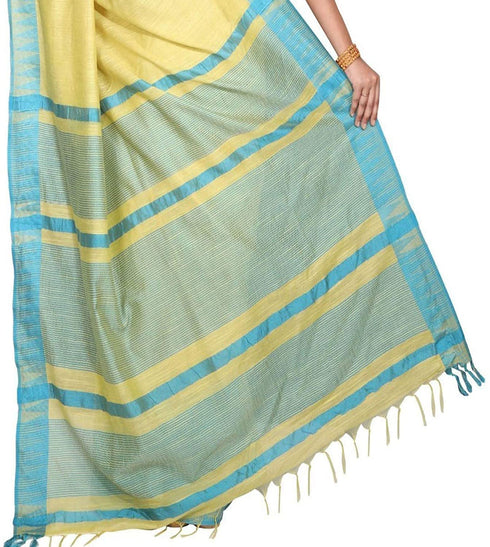Vasthrlay Handloom Bhagalpuri Tample Border