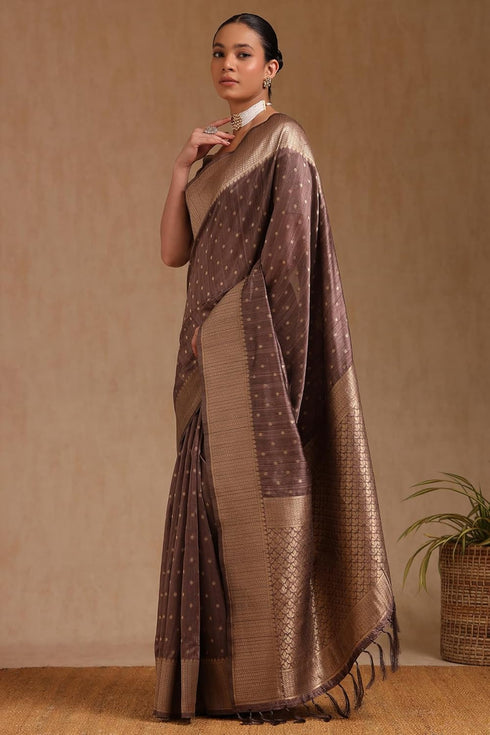 Vasthrlay Earth Tussar Design