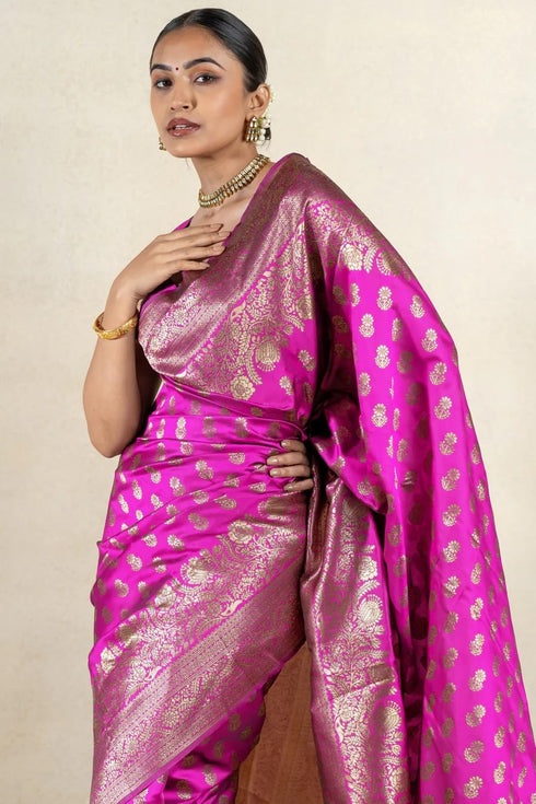 Vasthrlay Banarasi Woven Saree