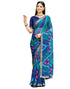 Vasthrlay Chiffon Bandhani Unstitched Green Saree