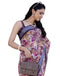 Vasthrlay Womens Cotton Unstitched Teal Saree