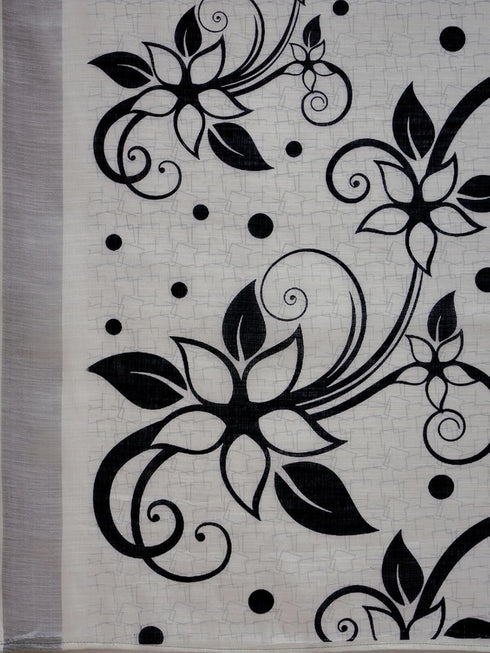 Vasthrlay Printed White1 White Saree