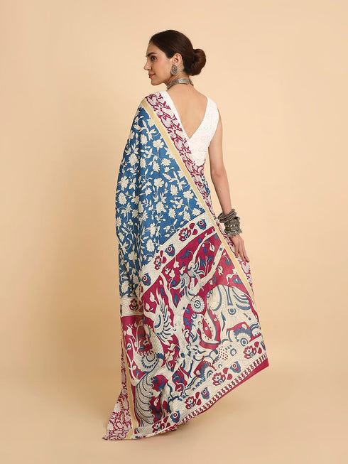 Vasthrlay Lightweight Breathable Traditional Printed Saree