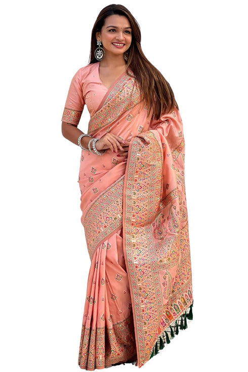 Vasthrlay Kanjivaram Unstitched Blouse Ethnic Wear