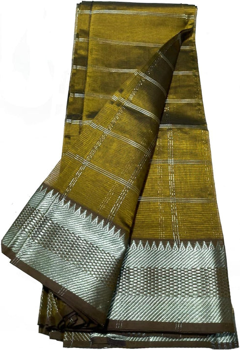 Vasthrlay Nr Handloom Banarasi Lavender Purple