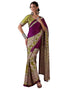 Vasthrlay Printed Tassels Unstitched Maroon Saree