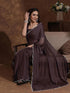Vasthrlay Georgette Weaving Dusty Saree