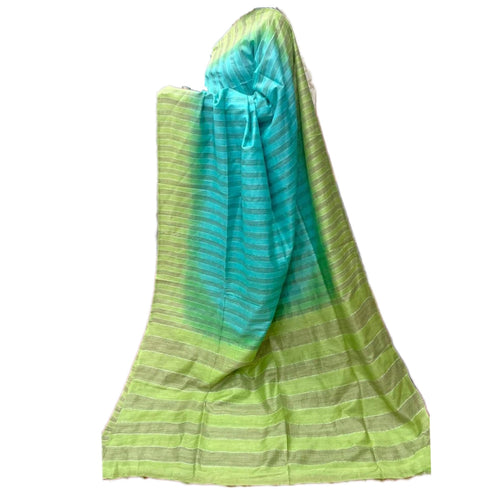 Vasthrlay Yellow Bhagalpuri Saree