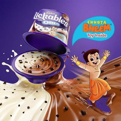 Cadbury Dairy Milk Lickables Shaped Chocolates with Oreo Chunks -20g