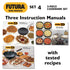 Hawkins Futura 3 Pieces Cookware Set 4 - Hard Anodised Tava