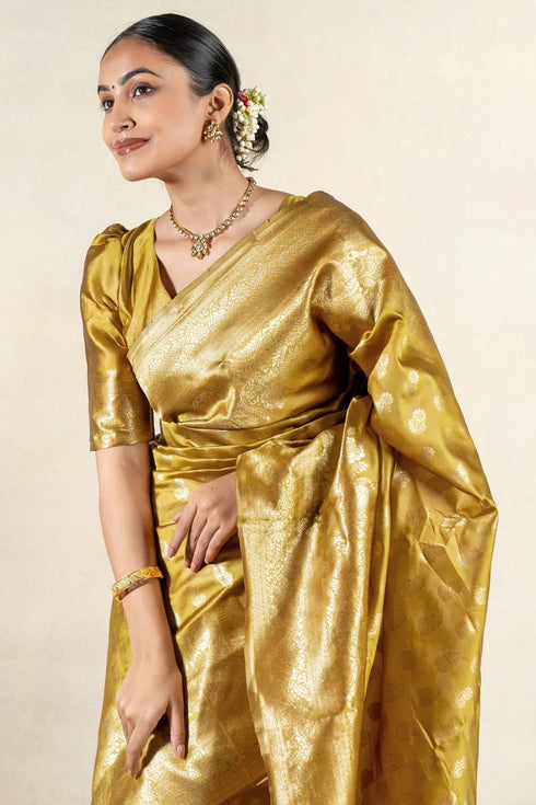 Vasthrlay Banarasi Woven Saree