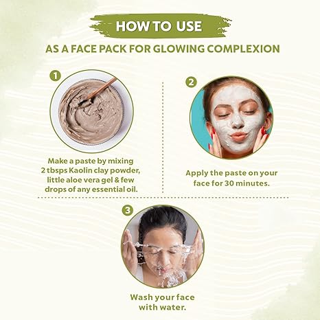 INDUS VALLEY Bio Organic Kaolin Clay Powder