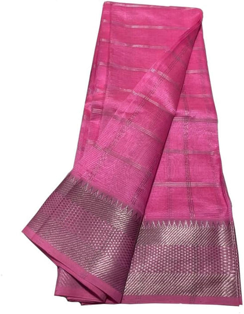 Vasthrlay Nr Handloom Banarasi Lavender Purple