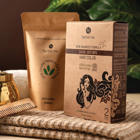 HM Herbal Me Dark Brown Natural Hair Color