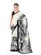Vasthrlay Printed Off White1 White Saree