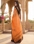 Vasthrlay Womens Printed Unstitched Purple Saree