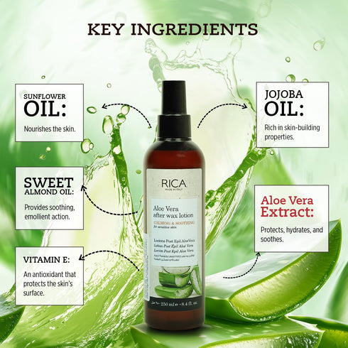 RICA Hair Removal Wax and After Wax Aloe Vera