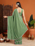 Vasthrlay Pink Border Unstitched Saree