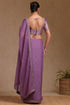 Vasthrlay Lavender Chiffon Bandhani