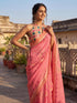 Vasthrlay Printed Peach1 Saree