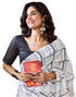 Vasthrlay Chanderi Printed Unstitched Orange Saree