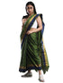 Vasthrlay Checkered Unstitched Green Snk Ethnic Wear