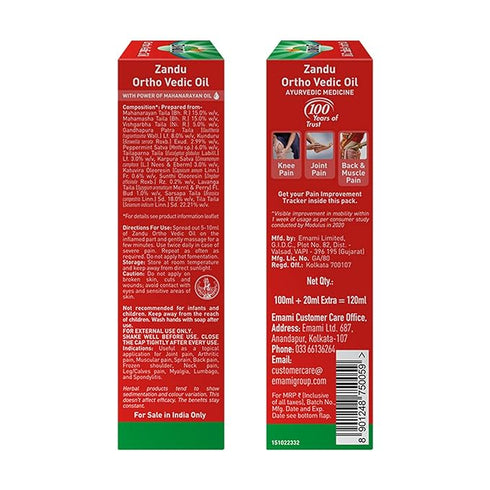 Zandu Ortho Vedic Oil