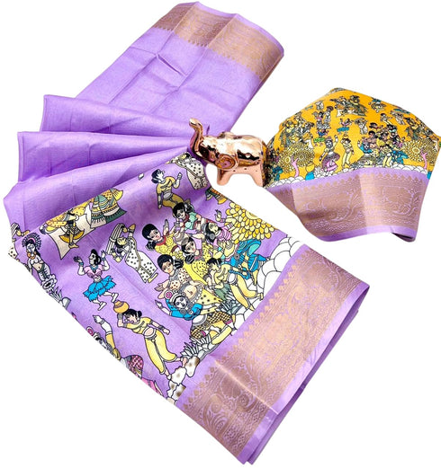 Vasthrlay Kalamkari Traditional Kanjivaram